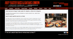 Desktop Screenshot of andybaxterbass.com